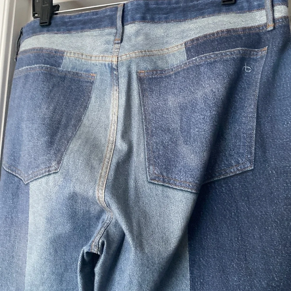 Rag And Bone Patchwork Blue Jeans Miramar Like Size 32